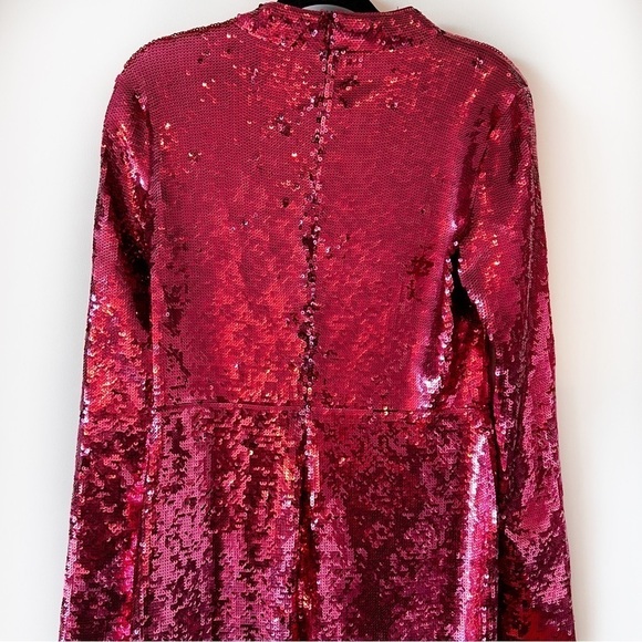 NWT Veronica Beard Sequins Midi Dress Size 8 - Picture 10 of 11